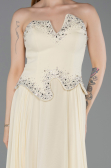 Long Yellow Chiffon Evening Dress ABU6188