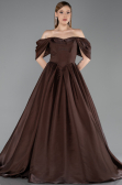 Long Brown Evening Dress ABU6191
