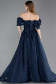 Long Navy Blue Evening Dress ABU6191