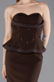 Long Brown Prom Gown ABU6192