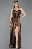 Long Brown Prom Gown ABU6196