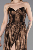 Long Brown Prom Gown ABU6196