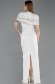 Long White Evening Dress ABU5889