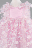 Short Powder Color Girl Dress ABK2629