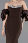 Long Brown Evening Dress ABU6204