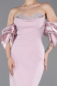 Long Powder Color Evening Dress ABU6204