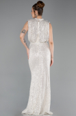 Mink Long Scaly Evening Dress ABU2752