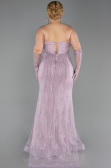 Long Lavender Dantelle Plus Size Evening Dress ABU6280
