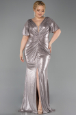 Long Gold Plus Size Evening Gown ABU6281