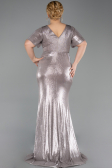 Long Gold Plus Size Evening Gown ABU6281