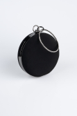 Black Suede Evening Bag SH841