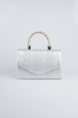 Silver Laser Cut Night Bag KC267