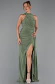 Long Olive Drab Prom Gown ABU5918