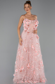 Long Powder Color Evening Dress ABU6344