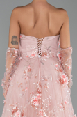 Long Powder Color Evening Dress ABU6344
