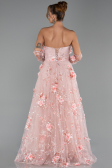 Long Powder Color Evening Dress ABU6344