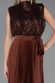 Long Brown Evening Dress ABU3326