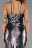Long Anthracite Evening Dress ABU6407