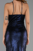 Long Navy Blue Evening Dress ABU6407