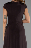 Long Brown Formal Plus Size Dress ABU6410