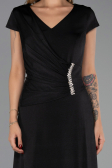 Long Black Formal Plus Size Dress ABU6410