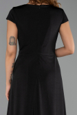 Long Black Formal Plus Size Dress ABU6410