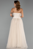 Long Beige Evening Dress ABU6412