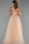 Long Gold Evening Dress ABU6412