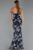 Long Navy Blue Evening Dress ABU6421