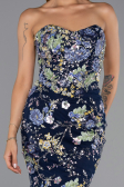 Long Navy Blue Evening Dress ABU6421