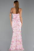 Long Powder Color Evening Dress ABU6421