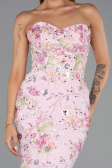 Long Powder Color Evening Dress ABU6421