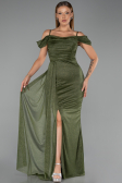 Long Olive Drab Evening Dress ABU2835