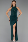 Long Emerald Green Prom Gown ABU6215