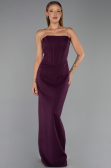 Long Plum Evening Dress ABU5889