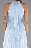 Long Light Blue Chiffon Prom Gown ABU6428