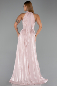 Long Powder Color Chiffon Prom Gown ABU6428