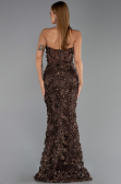 Long Brown Mermaid Evening Gown ABU6516