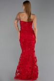 Long Red Mermaid Evening Gown ABU6516