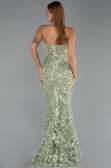 Long Mint Mermaid Evening Gown ABU6516