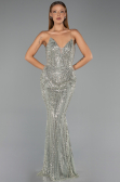 Long Mint Beaded Evening Dress ABU6433