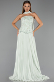 Long Mint Chiffon Evening Dress ABU6436