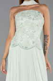 Long Mint Chiffon Evening Dress ABU6436