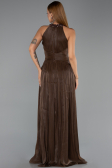Long Brown Chiffon Evening Dress ABU6437