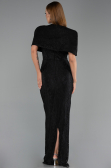 Long Black Dantelle Evening Dress ABU6438