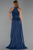 Long Navy Blue Chiffon Evening Dress ABU6441