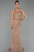 Long Copper Dantelle Evening Dress ABU6487