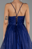 Long Navy Blue Prom Gown ABU6123