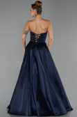 Long Navy Blue Evening Dress ABU6502