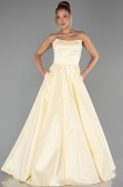 Long Yellow Evening Dress ABU6502